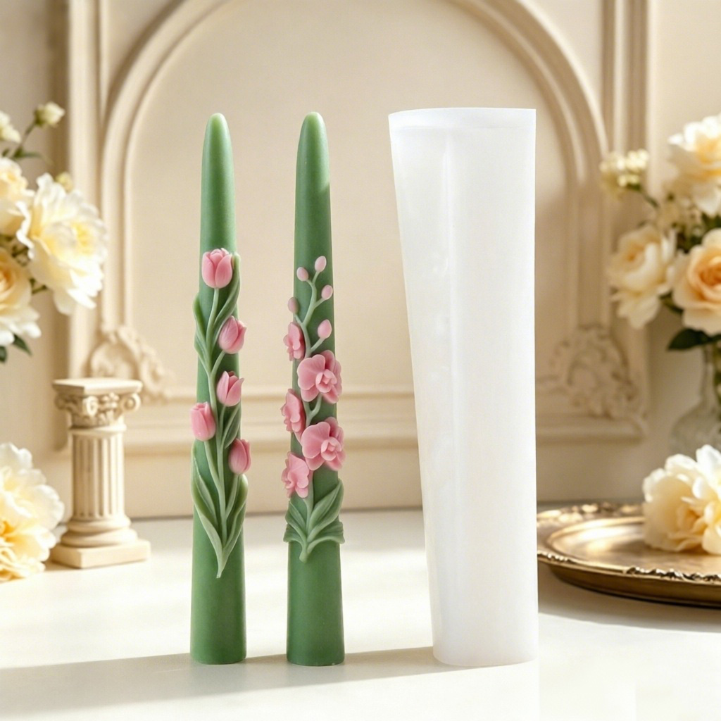 Candle Making Tips - Molde de Silicone para Vela Cônica