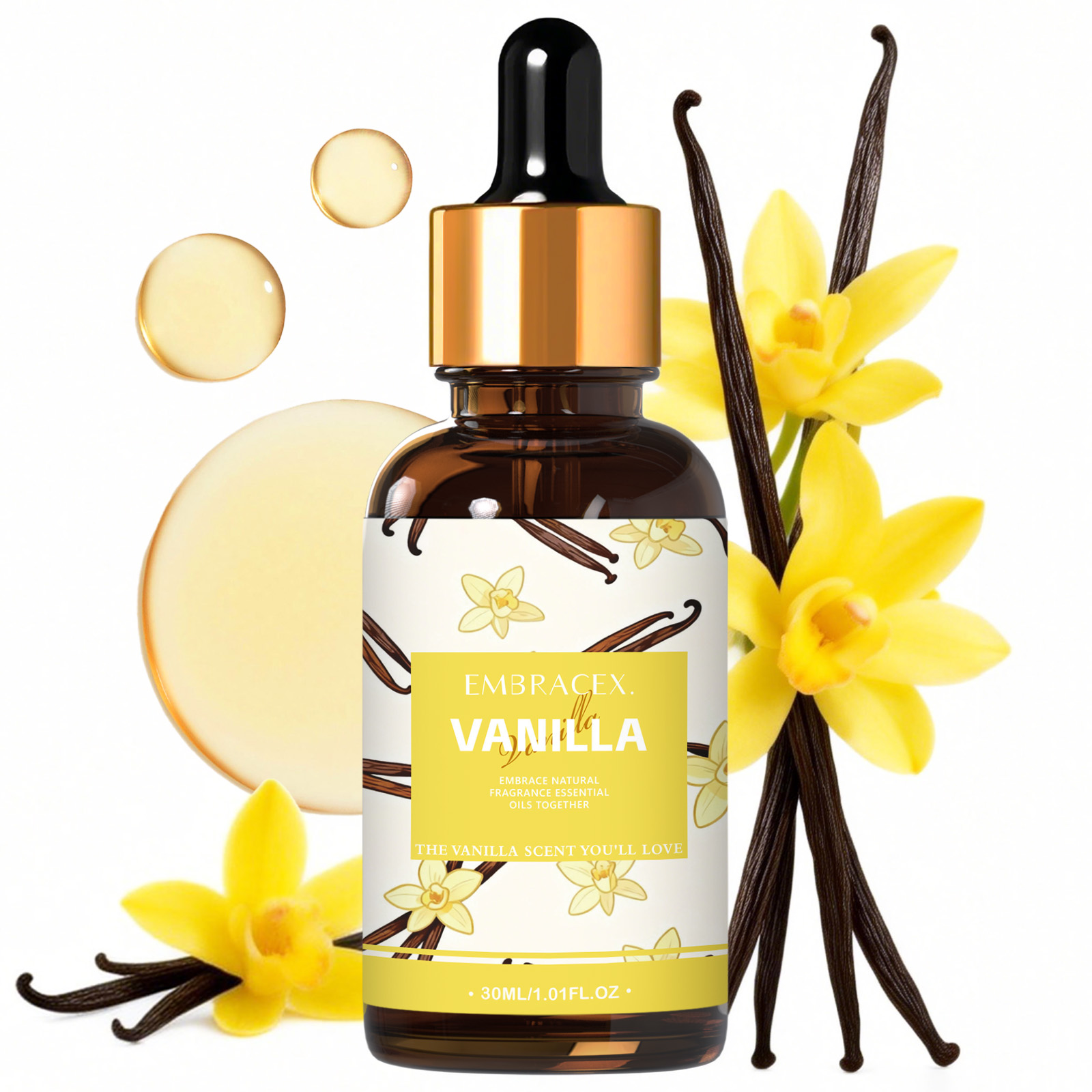 Candle Making Scents - Óleo essencial de baunilha 30ml para