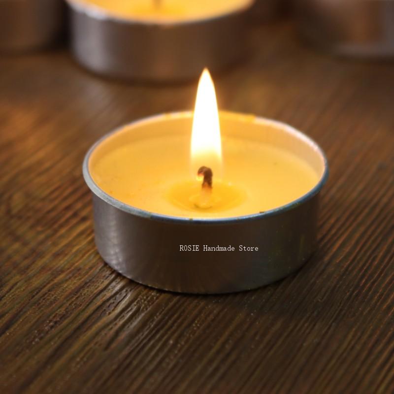 Candle Making Wicks - Caixa De Alumínio Circular De Cera