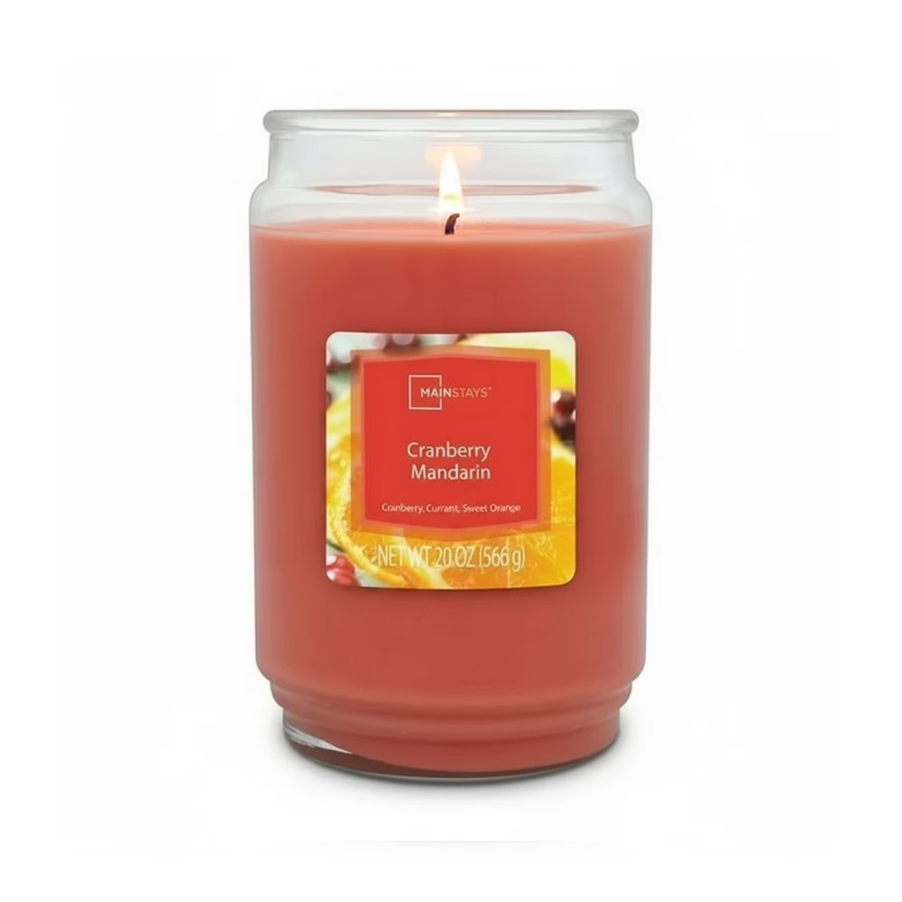 Candle Making Scents - Vela Aromática Cranberry Mandarim Grande 20oz