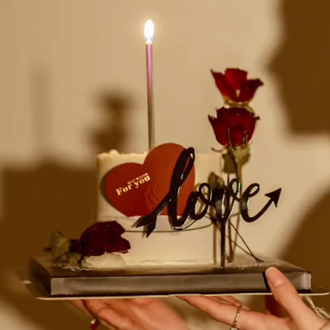 Paraffin Candle Wax - Vela de aniversário com ponta de