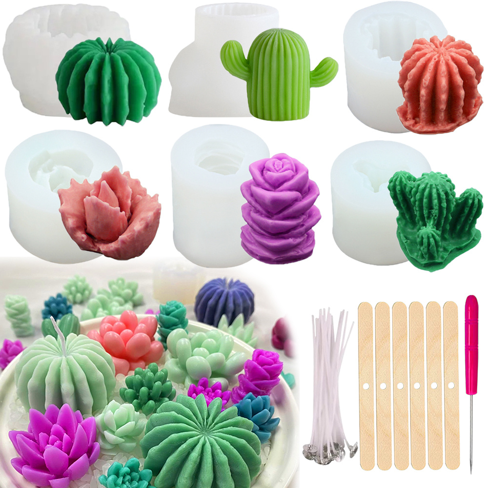Candle Making Tips - 6 pçs moldes de vela de