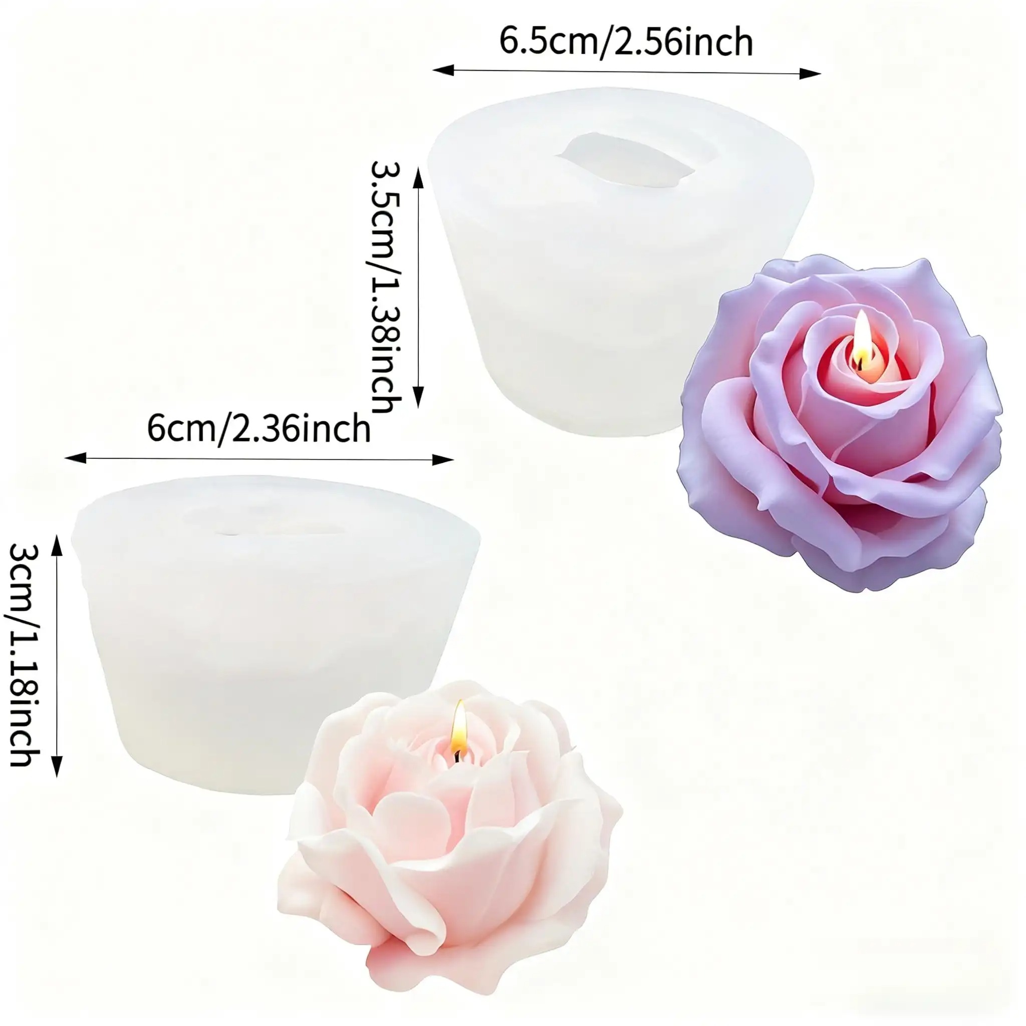 2 peças de moldes de velas de  - Candle Making Tips avaliação e preço