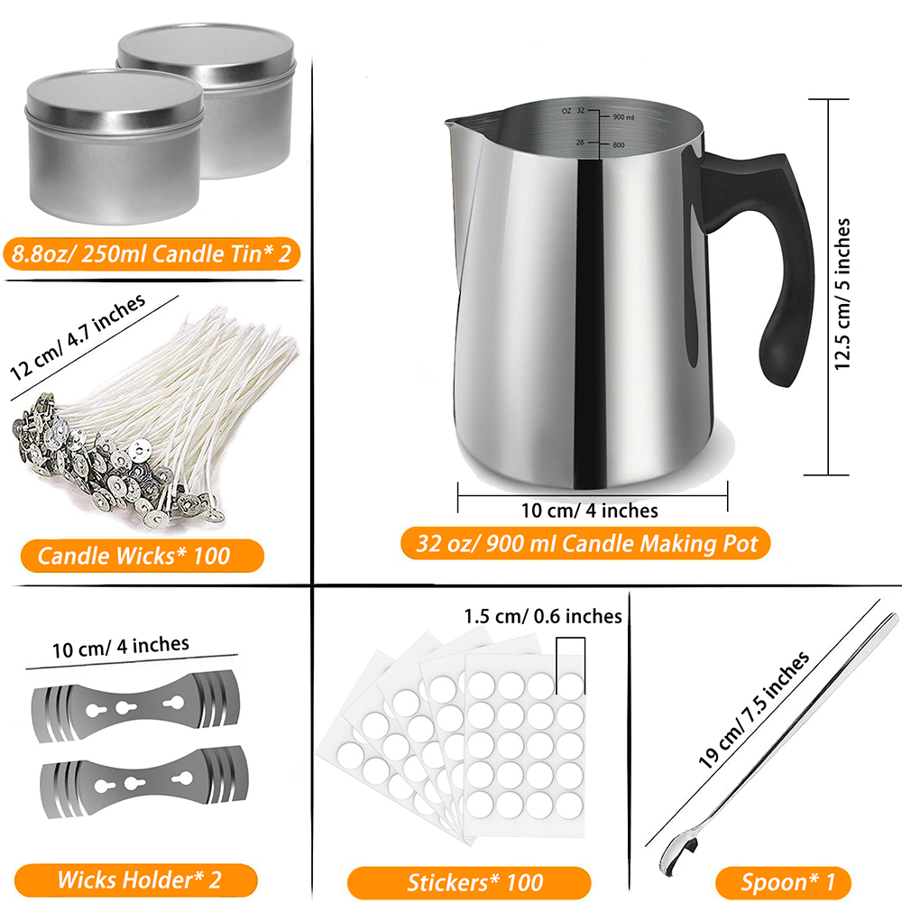 Kit inicial para fazer velas,  - Candle Making Wicks avaliação e preço