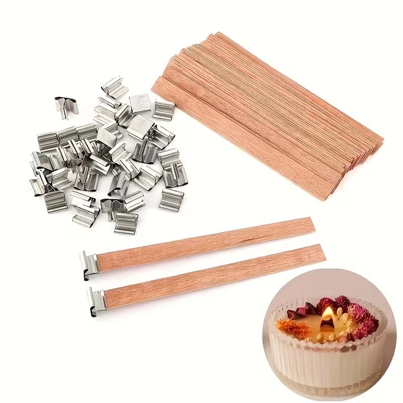 20 peças de mechas de vela de  - Candle Making Wicks avaliação e preço