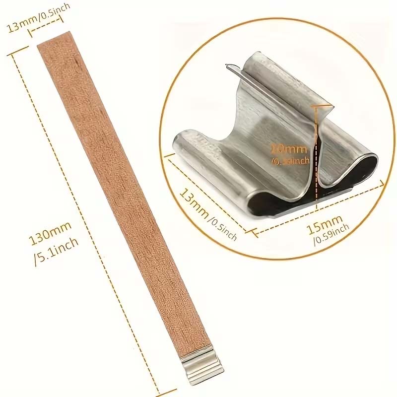 20 peças de mechas de vela de  - Candle Making Wicks avaliação e preço