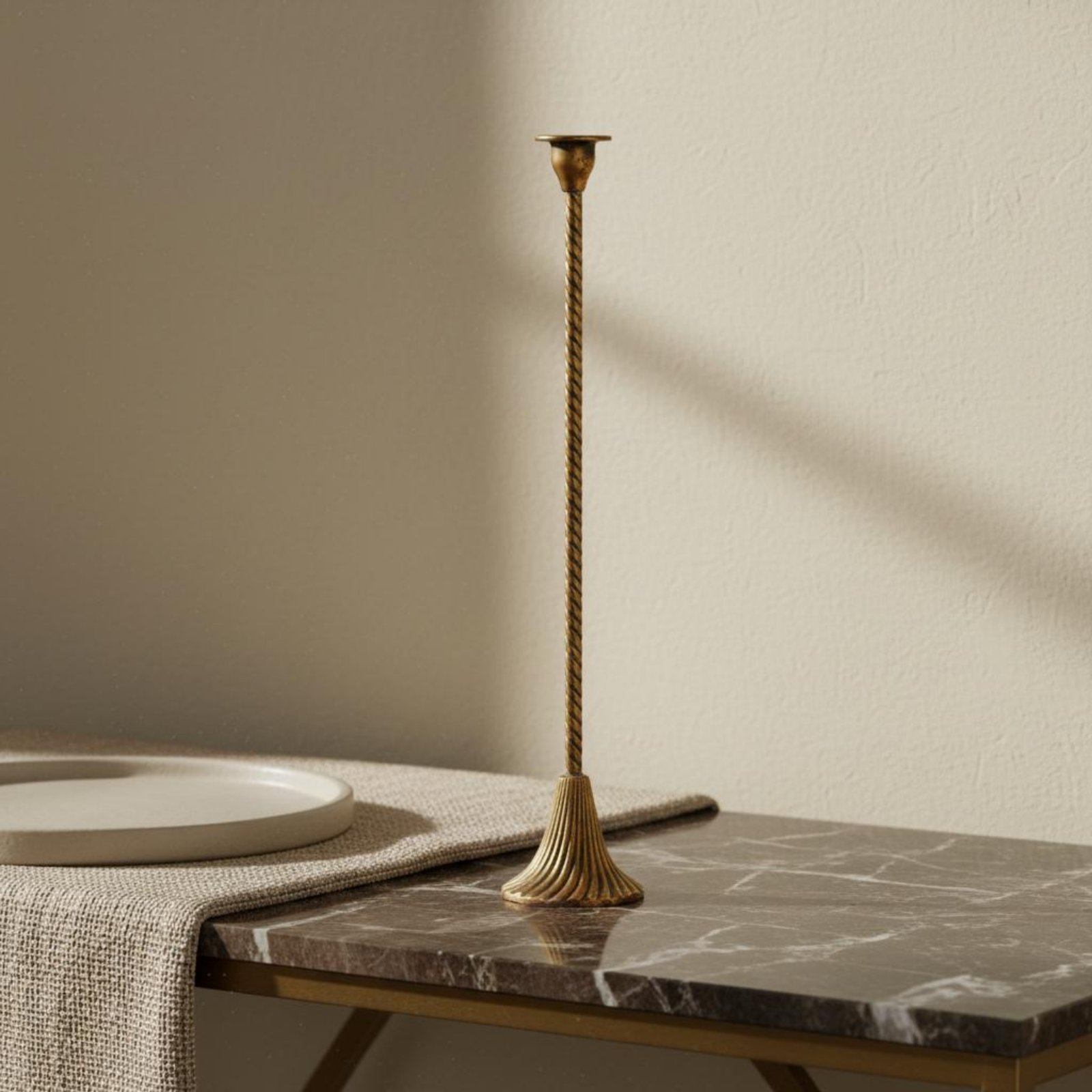 Suporte de Vela Dourado Torcid - Paraffin Candle Wax avaliação e preço