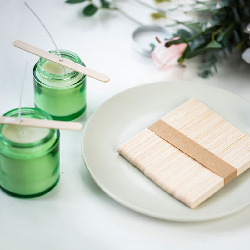 ● 50 Suportes de Madeira para  - Candle Making Wicks avaliação e preço