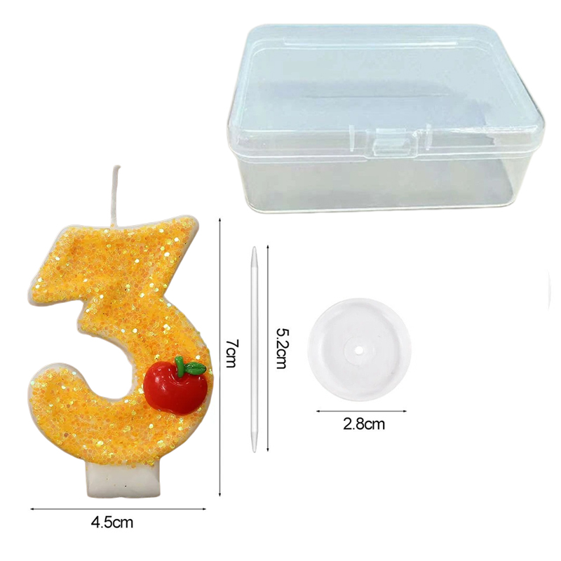 Vela Digital de Aniversário em - Paraffin Candle Wax avaliação e preço