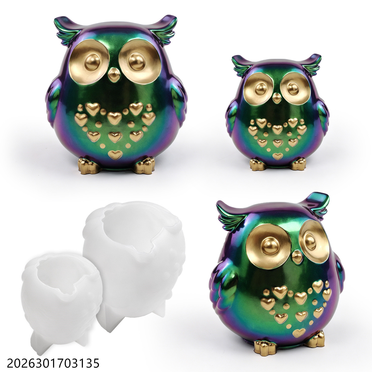 Molde de Silicone Coruja 3D em - Candle Making Scents avaliação e preço