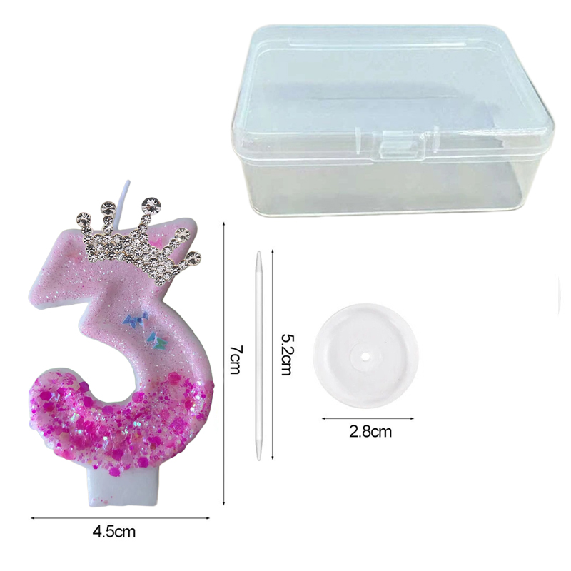 Vela de Aniversário Digital Pr - Paraffin Candle Wax avaliação e preço