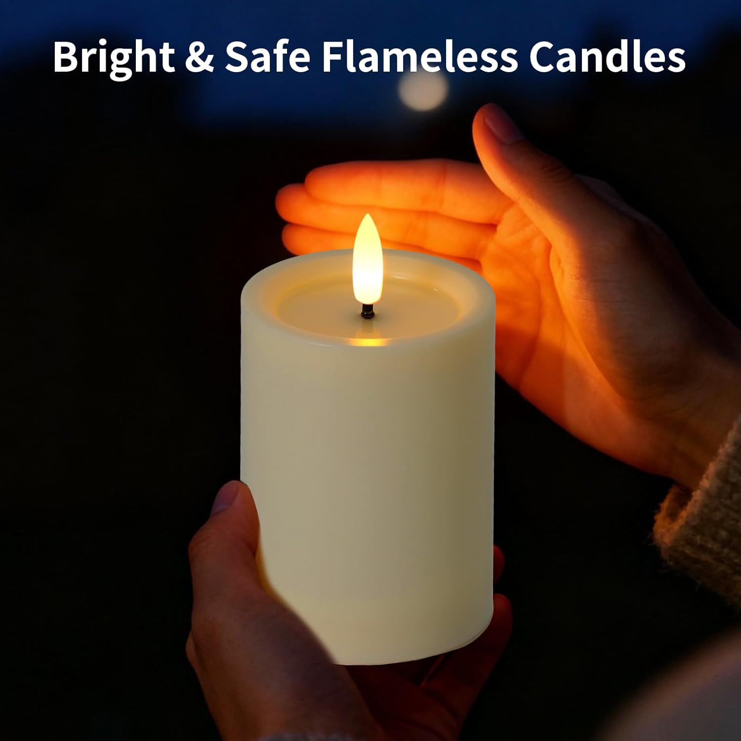 Conjunto de Velas LED Sem Cham - Paraffin Candle Wax avaliação e preço