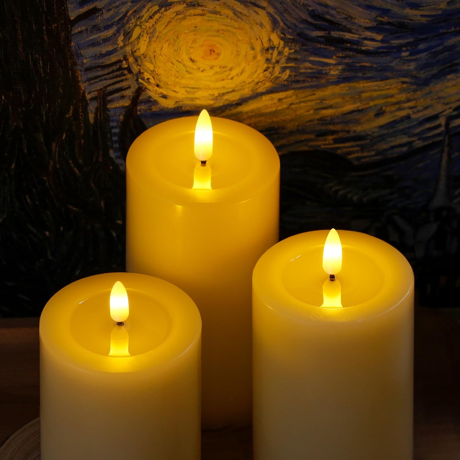 Conjunto de Velas LED Sem Cham - Paraffin Candle Wax avaliação e preço
